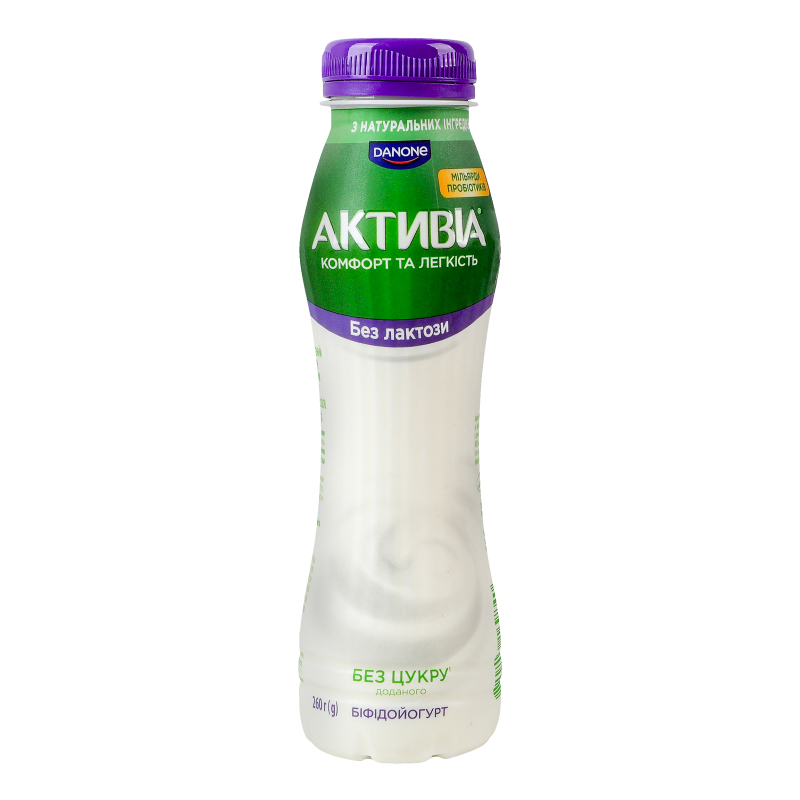 Біфідойогурт Активіа 0,8% 260гБезлактозн