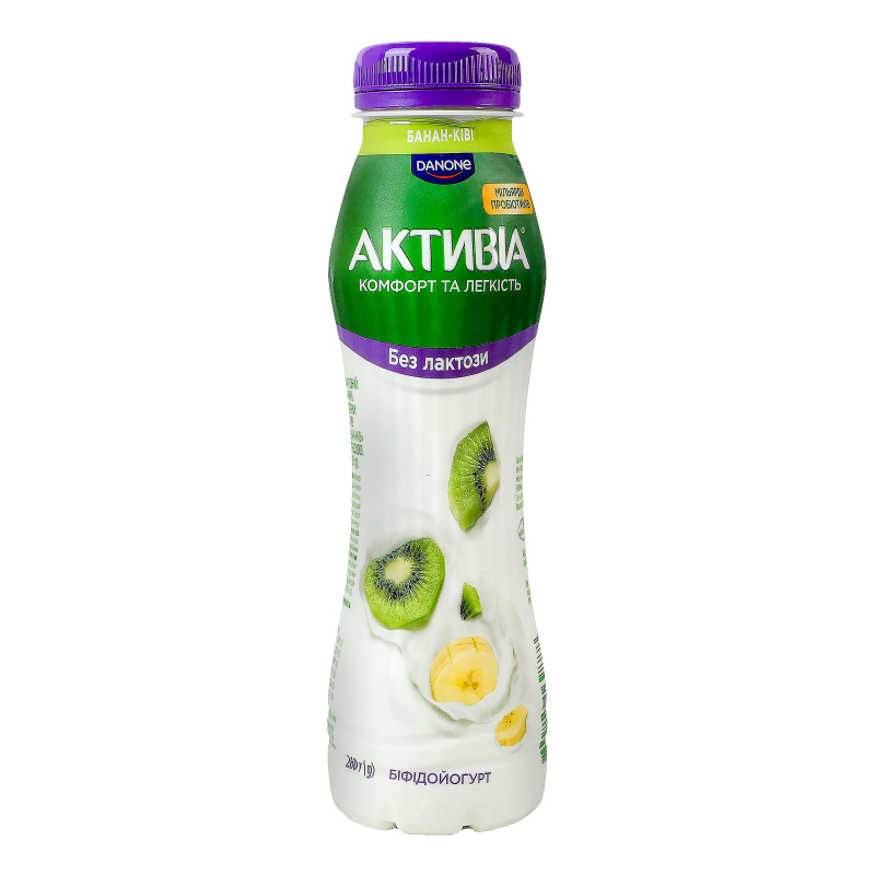 Біфідойогурт Активіа 0,8% 260гБананКіві