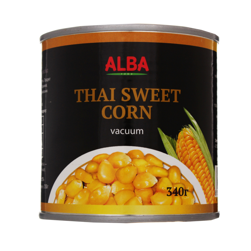 Кукурудза Alba Food 340г солод вакуум кл