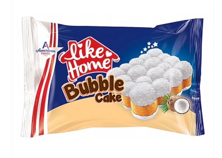 Кекс Like Home 40г Bubble Cake З кокосом
