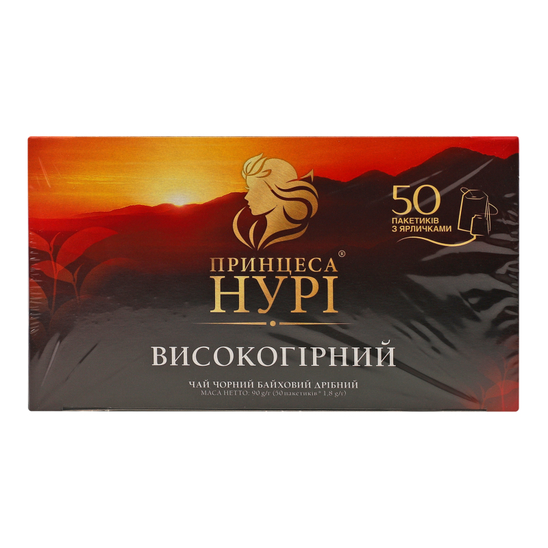 Чай Принцеса Нурі 50шт*1,8гВисокогірний