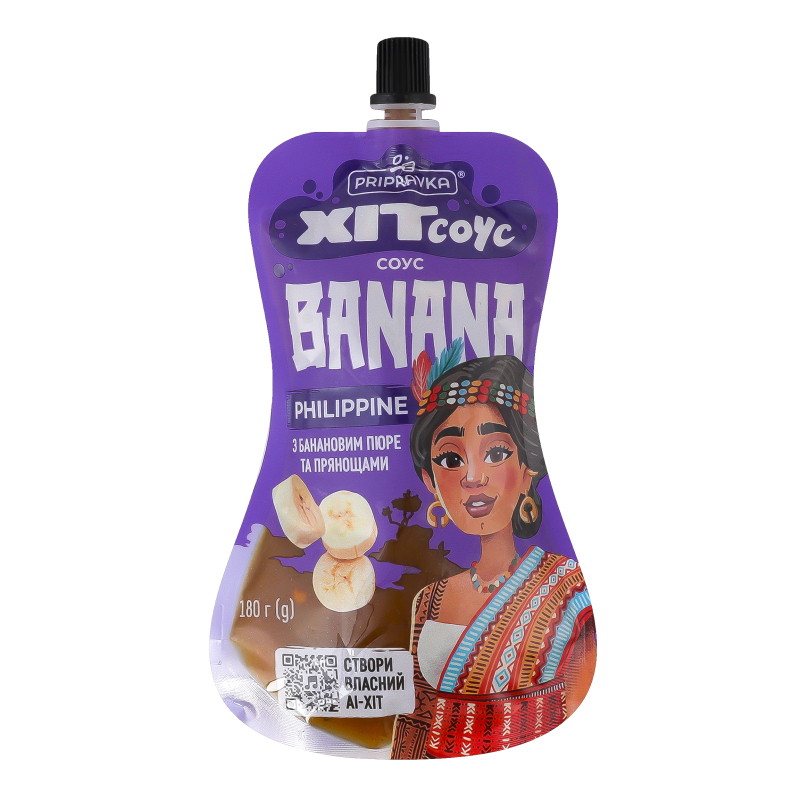 Соус Приправка 180г З банан пюр та прян
