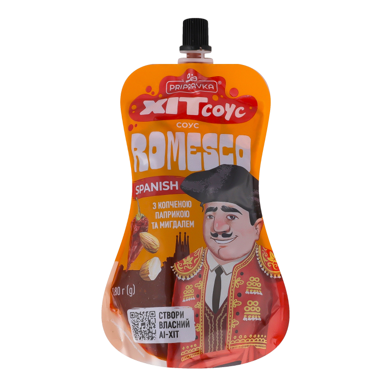Соус Приправка 180г З копч паприк мигдал