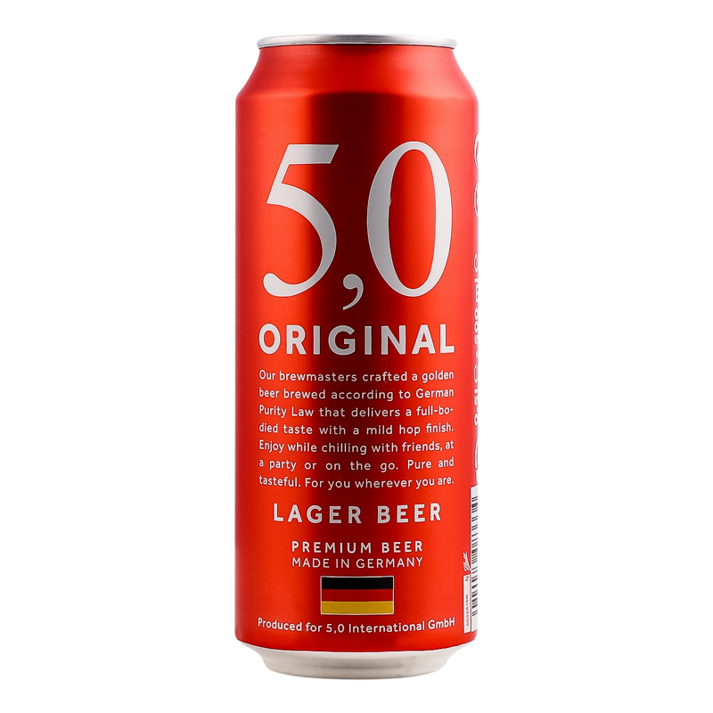 Пиво 5,0 Original 0,5л Lager 5% ж/б