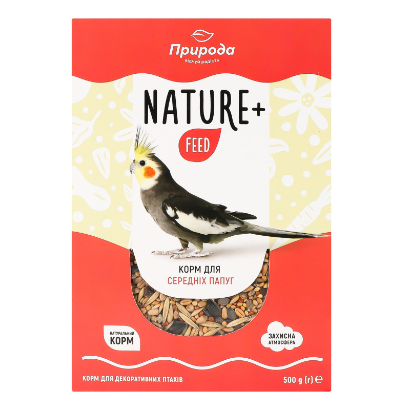 Корм Природа500г д/ПапугСередNature+feed