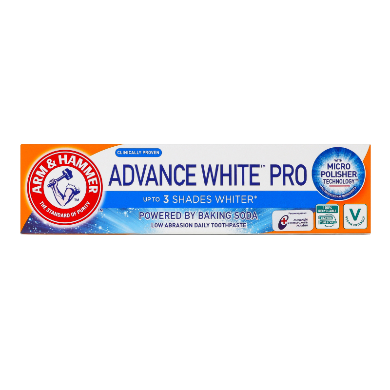 Зубна пастArm&Hammer 75мл Відб з хар сод