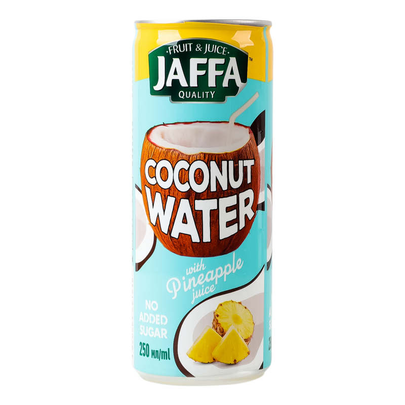 Вода Jaffa 0,25лКокосова з сок ананас жб