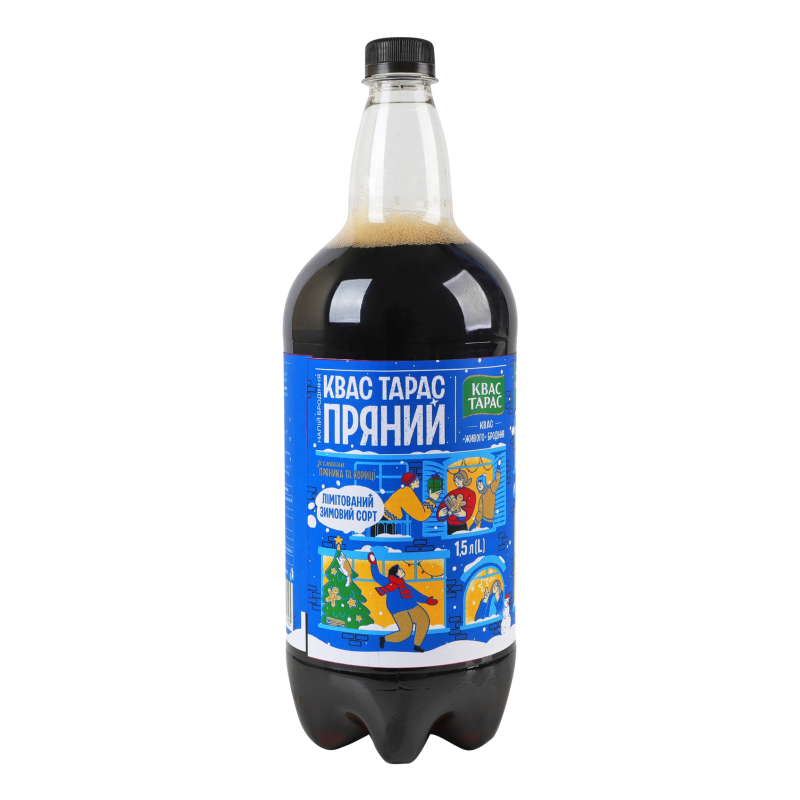 Квас Тарас 1,5л Пряний см пряника кориц