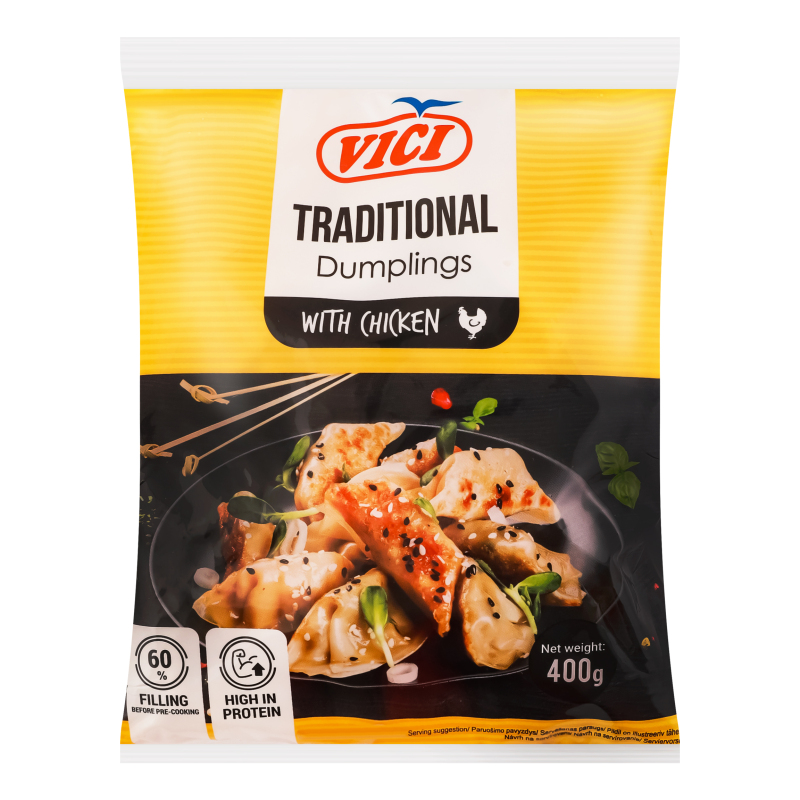Пельмені VICI 400г Traditional з куркою