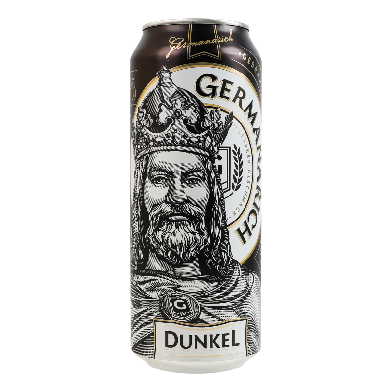 Пиво Оболонь 0,5лГерманаріх Дункел 5% жб