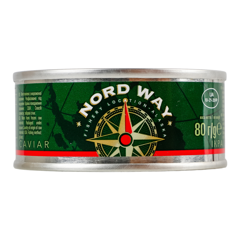 Ікра Nord Way 80г лососева зернист