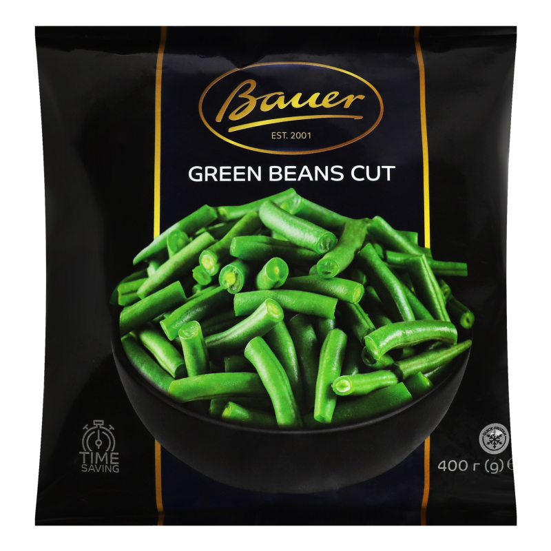 Моно овочі Bauer 400г Струч квасоля зам