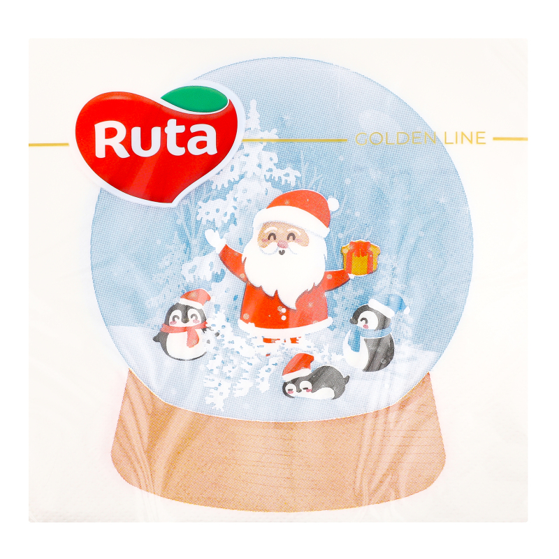 Серветки Ruta 33*33 20шт Снігова куля