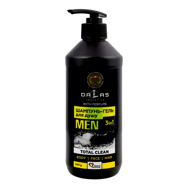 Шампунь-гель д/душу Dalas 500г Total чол