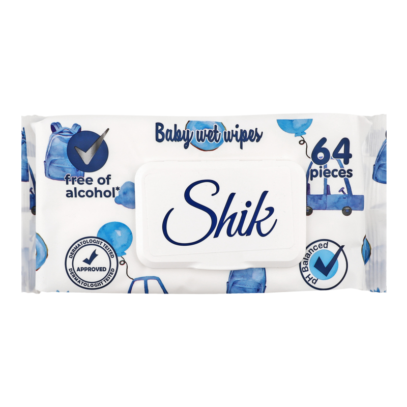 Серветки вологі Shik 64шт дитячі