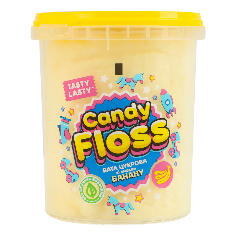Вата солодка Candy floss 30г цукрова Бан