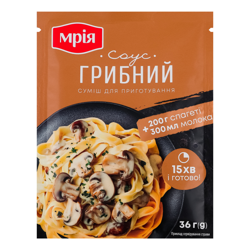 Суміш д/пр Мрія 36г Грибного соусу