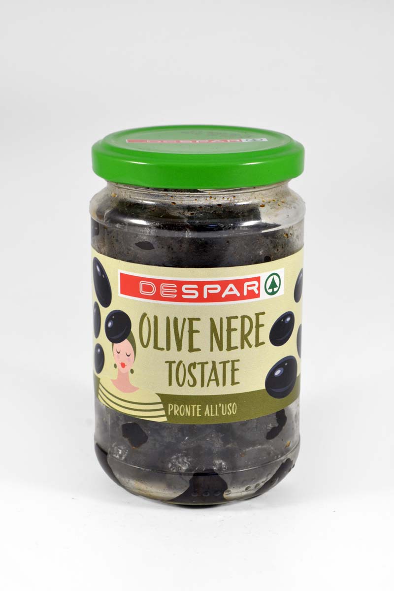 Оливки DESPAR 190г чорні сушені