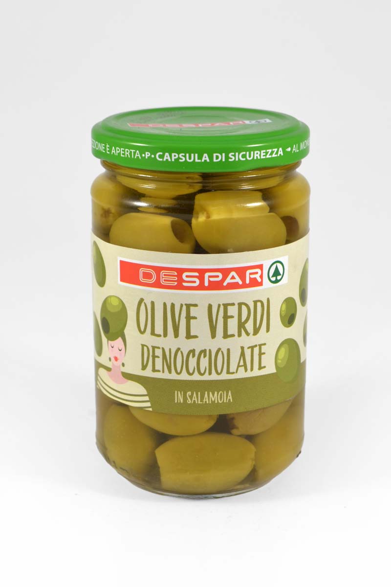 Оливки DESPAR 300г зелені б/к