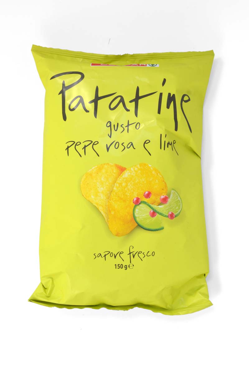 Чипси DESPAR 150г Лайм та рожевий перець
