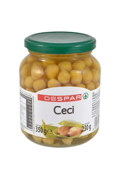 Нут DESPAR 350г консервований скло