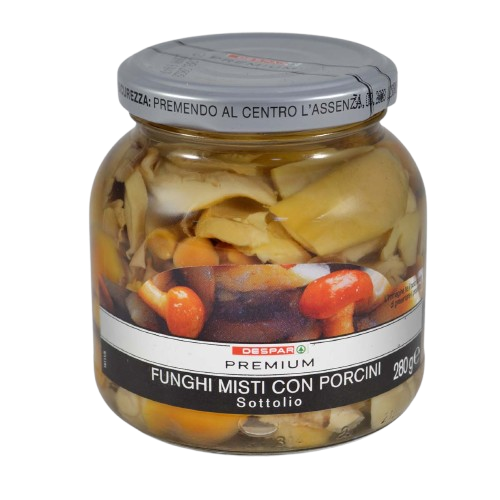 Гриби DESPAR 280г Асорті з печериць/біл