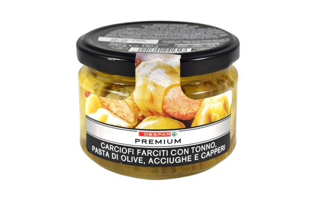 Артишоки DESPAR 230г фарш тунцем олив