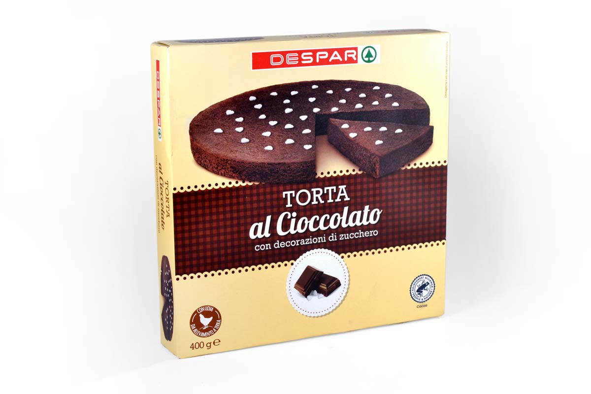 Коржі DESPAR 400г шоколадні для торта
