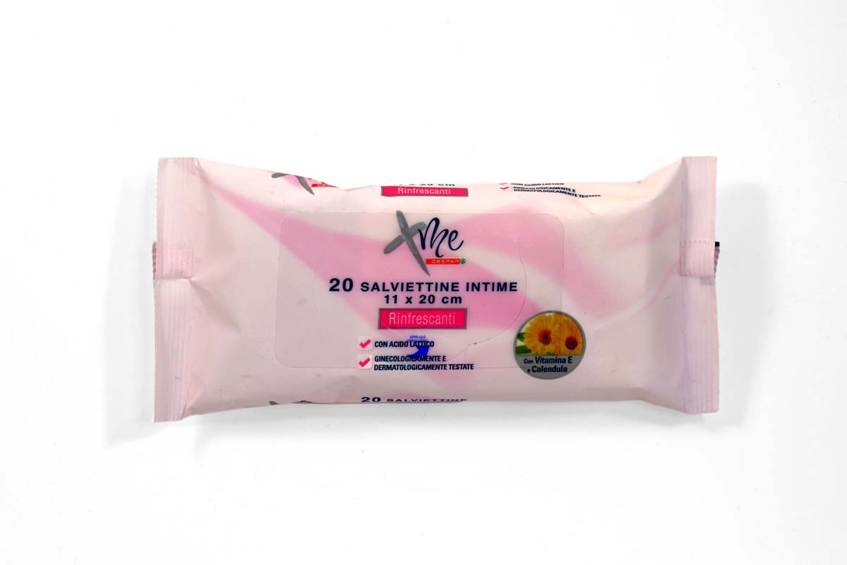 Серветки вологі DESPAR 20шт XME кишеньк