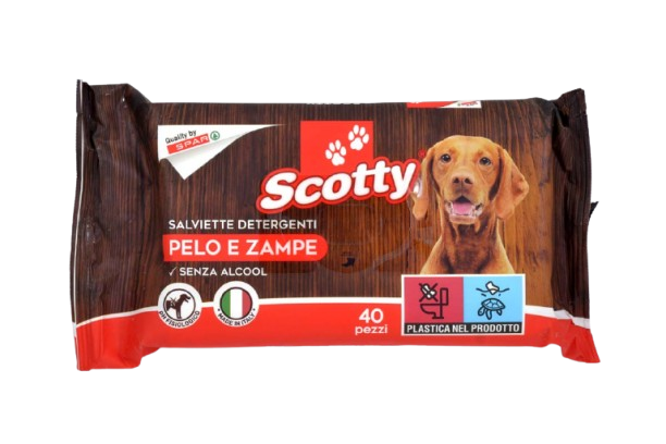 Серветки вол DESPAR 40шт SCOTTY д/шерсті