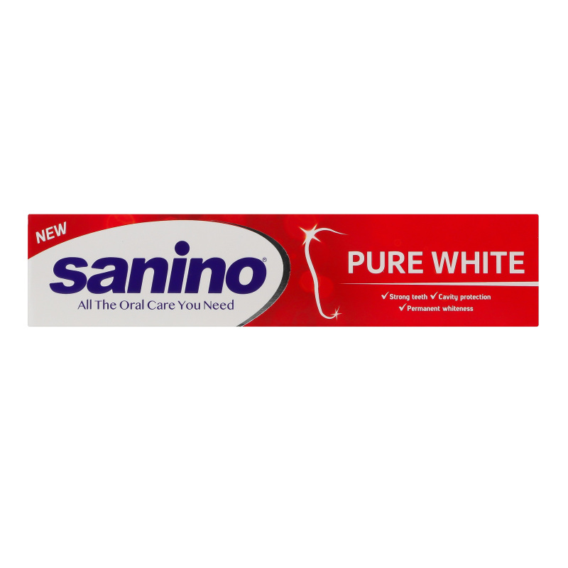 Зуб паста Sanino 75мл Pure White