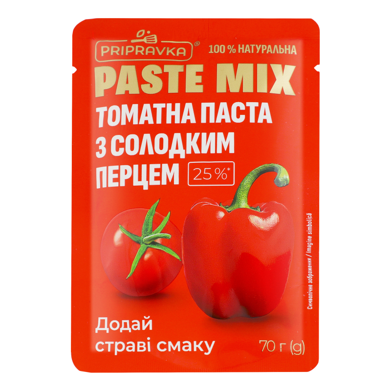 Паста Приправка 25% 70гТоматСолодкПерец