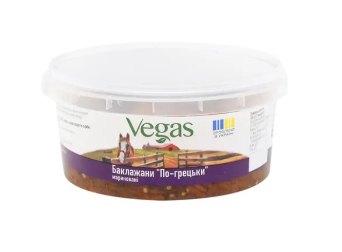 Баклажани По-грецьки марин 400г Vegas