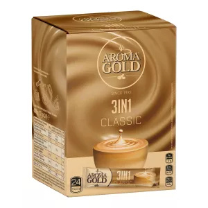 Напій кав AROMA GOLD 17г*24 Classic 3в1
