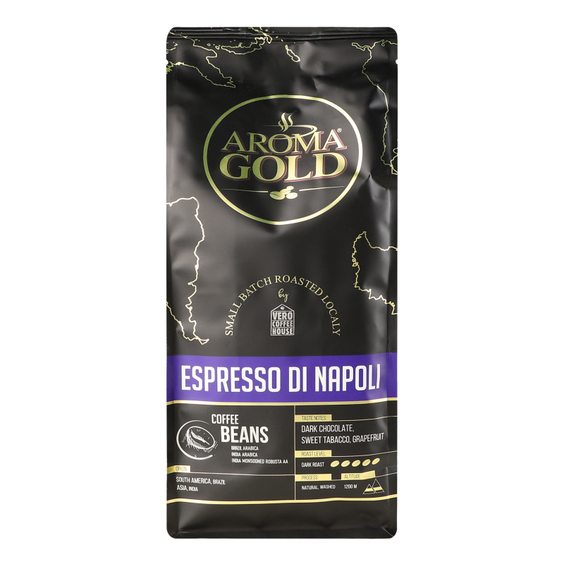 Кава AROMA GOLD 1000г Espresso di Napoli