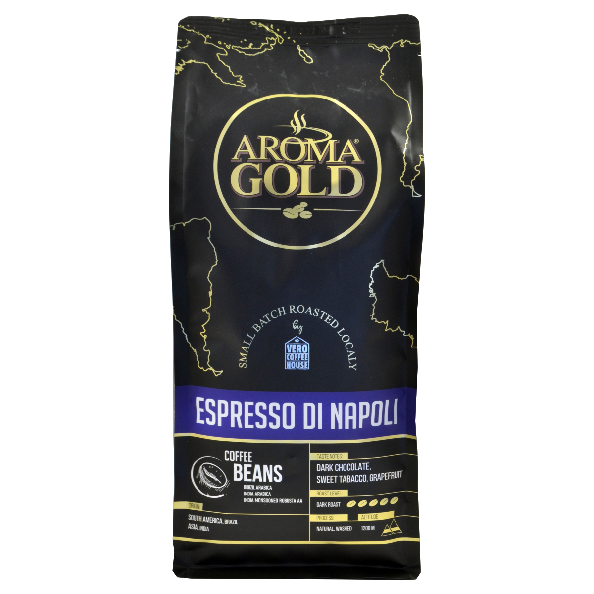Кава AROMA GOLD 1000г Espresso di Napoli