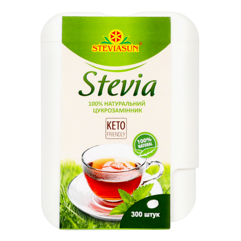 Замін цукру Стевіясан 300таб Стевія