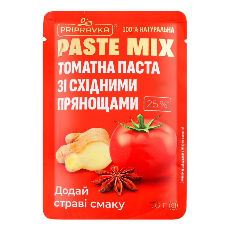 Паста Приправка 25% 70гТомат східні прян