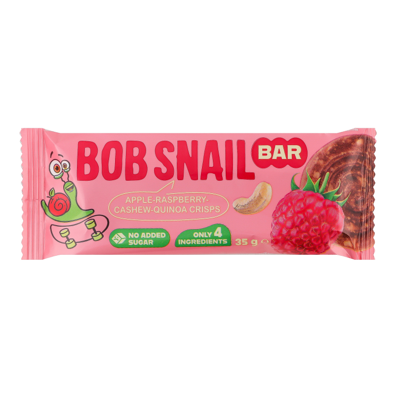 Батончик Равлик Боб 35г Яблук-кешю-малин
