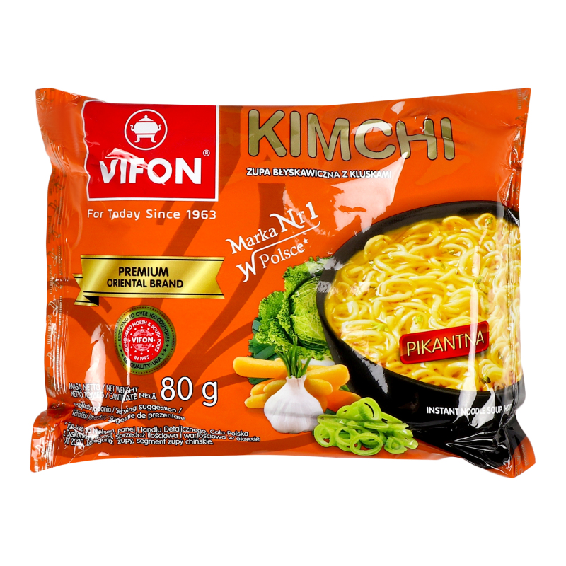Швид харч Vifon 80г Суп KIM CHI з локшин