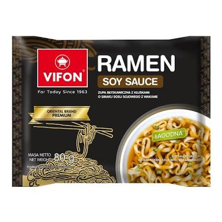 Швид харч Vifon 80г Суп RAMEN СоєвийСоус