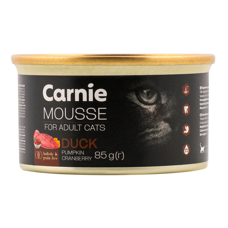 Корм Carnie дк 85г Качка мясний мус