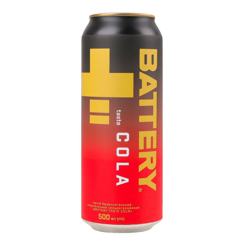 Напій енерг Battery 0,5л Cola ж/б