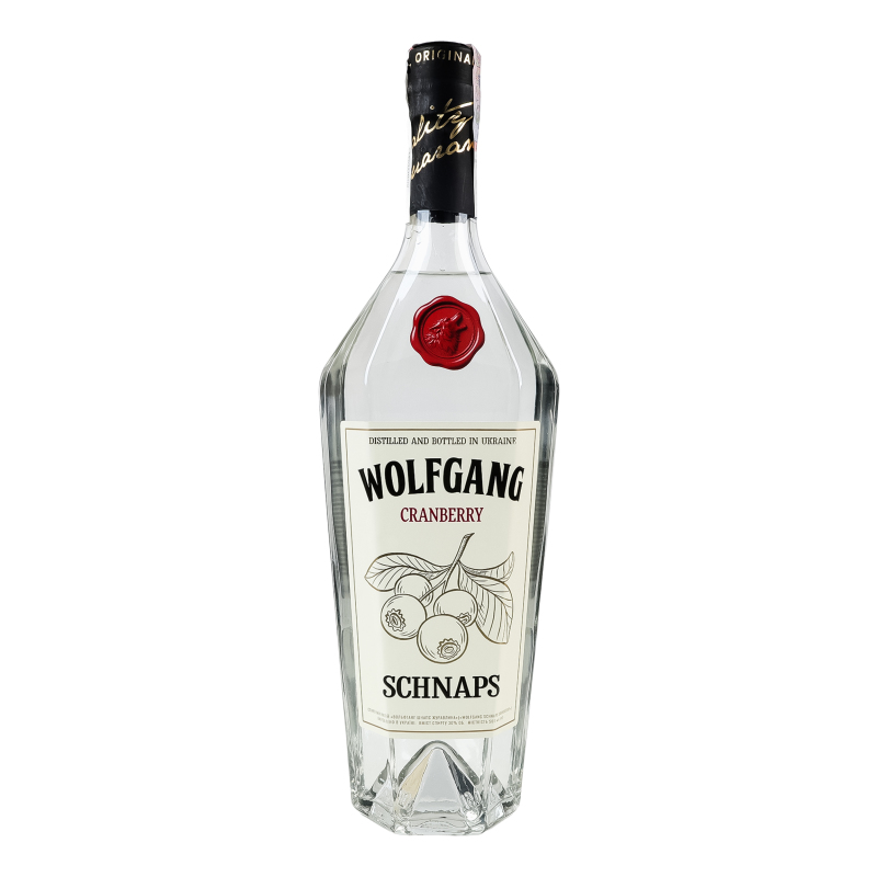 Напій спирт Wolfgang 0,5лSchnapsCranb30%
