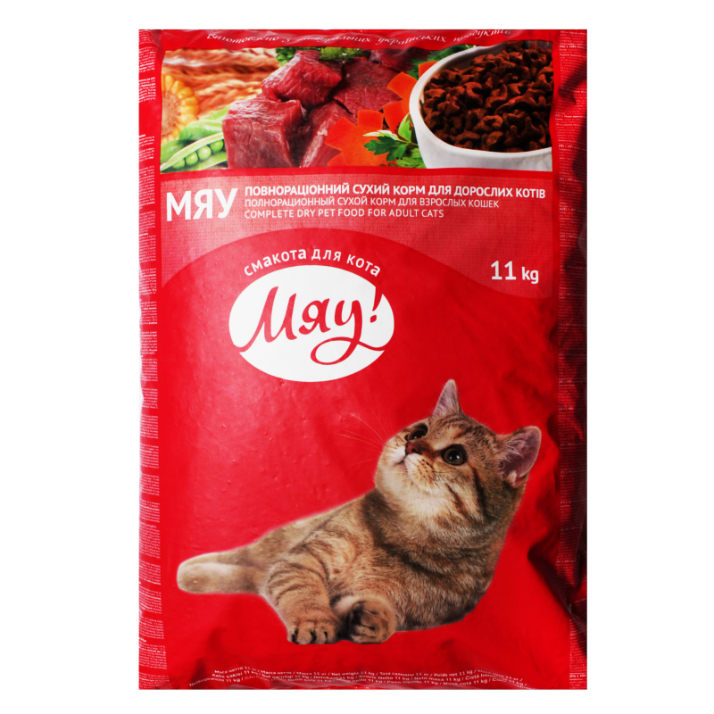 Корм Мяу дк 250г З мясом