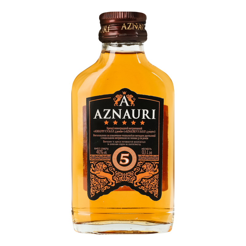 Бренді Aznauri 0,1л VVSOP 5* 40%