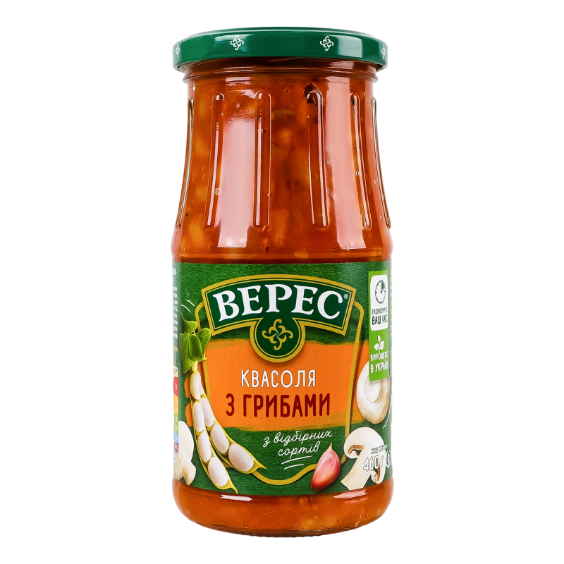 Квасоля Верес 460г З грибами с/б