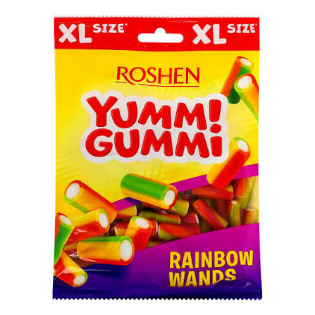 Цукерки ROSHEN 165г YummiGummiRainbowWan