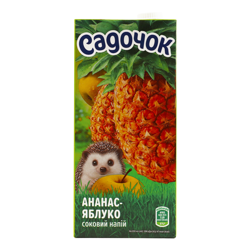 Напій Садочок 0,95л Ананасово-яблучний