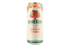 Сидр Somersby 0,5л Персик-Гуава ж/б 4,7%